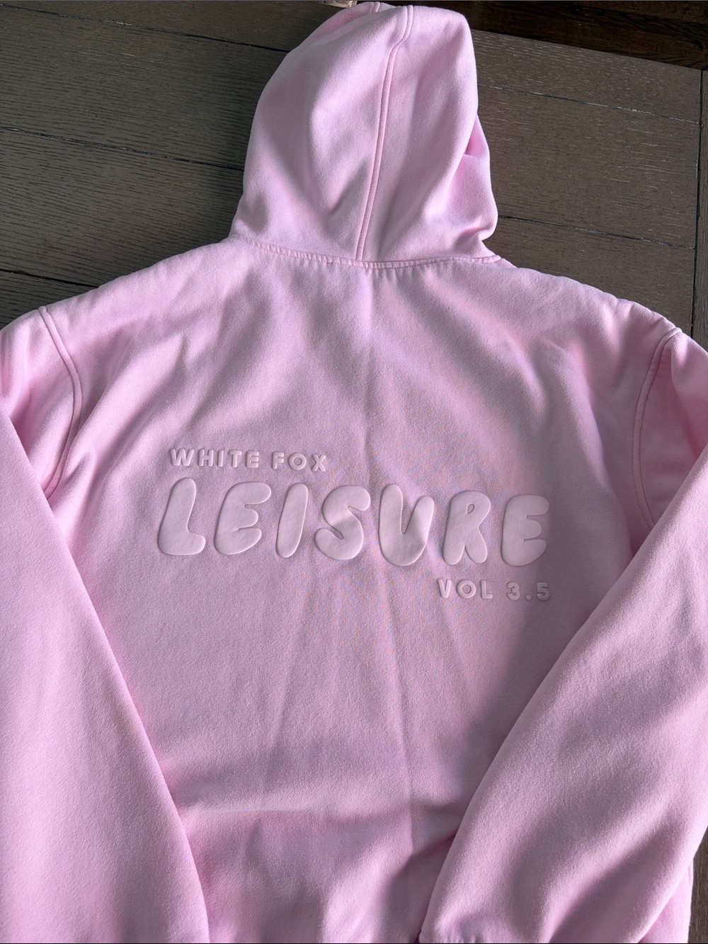 White Fox Leisure Volume 3 pink hoodie